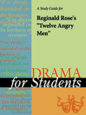 cover image of A Study Guide for Rose Reginald's "Twelve Angry Men"
